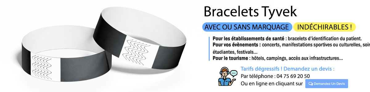 Achat de bracelet événementiels