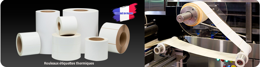 Rouleaux étiquettes thermiques
