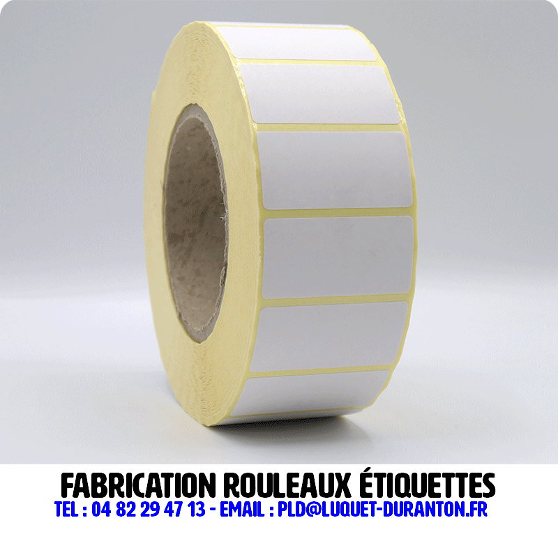 Rouleaux étiquettes personnalisables