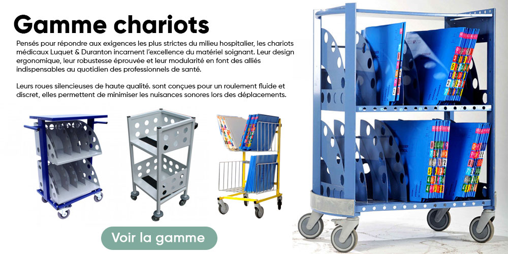 Gamme chariot médicaux