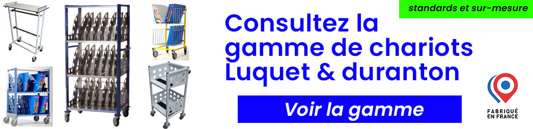 gamme de chariots industriels pour la manutention