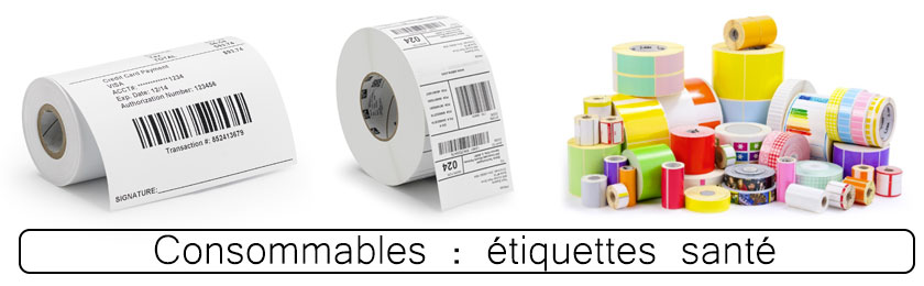 Rouleaux étiquettes pour imprimantes Zebra