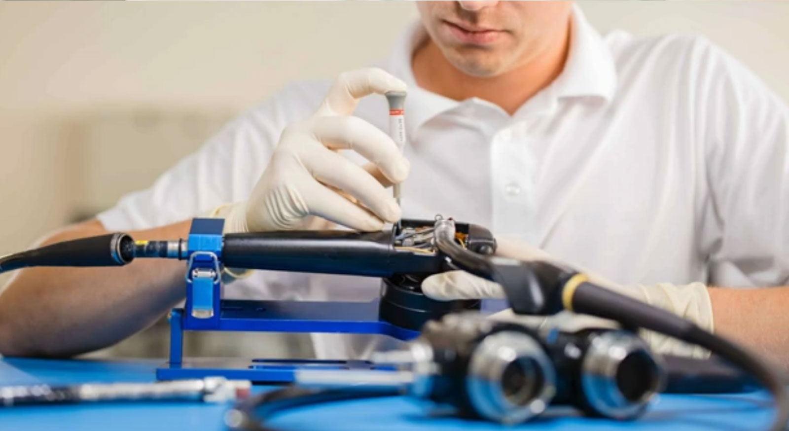 Réparation d'une sonde à ultrasons chez MIDES