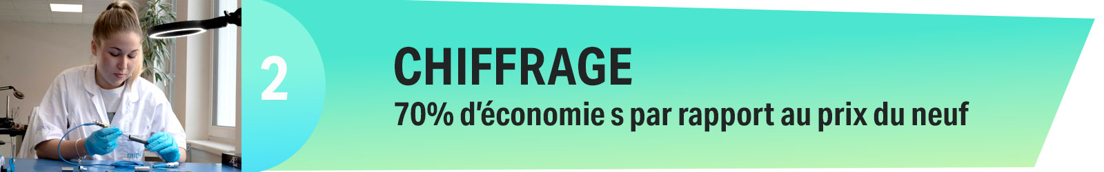 Étape 2 : devis et remplacement des composants de la pièce à main