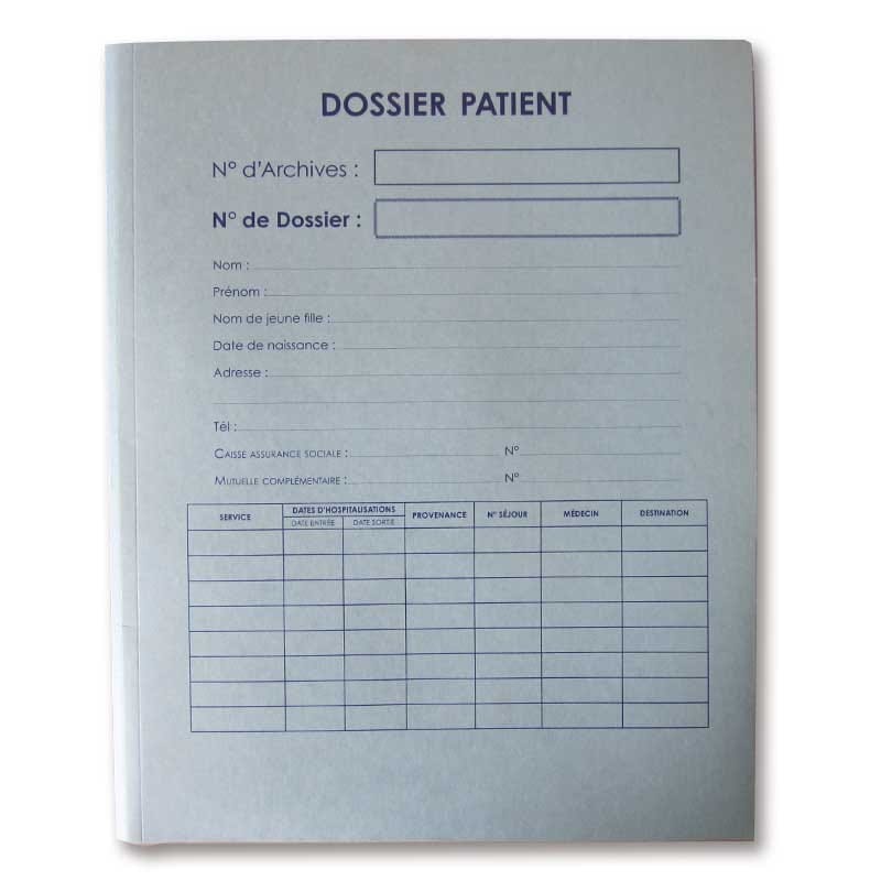 Dossier patient standard