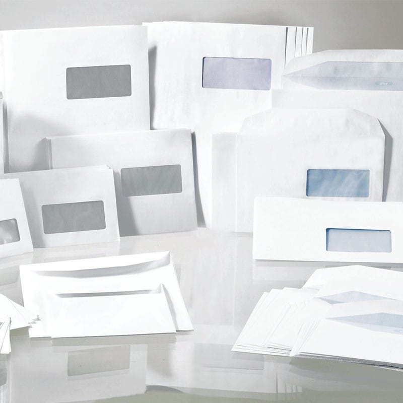 Enveloppes et pochettes pour mise sous pli mécanisée