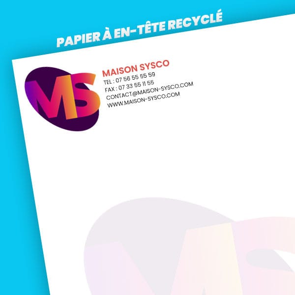 Têtes de lettres personnalisées