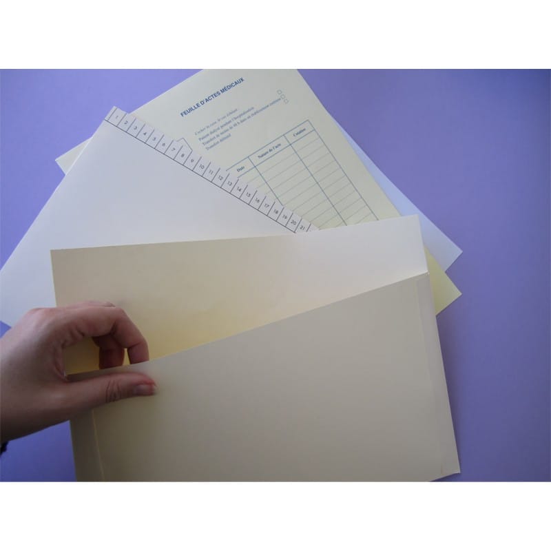 Pochettes d'admission sur-mesure
