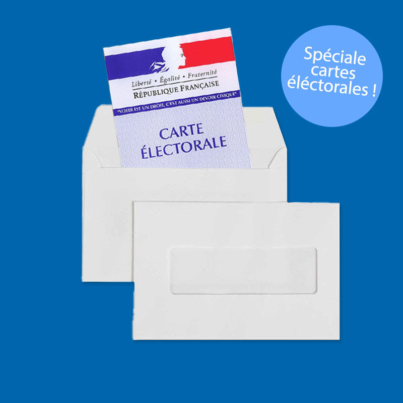 Enveloppes cartes éléctorales