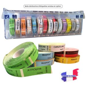 Étiquettes pour seringues d'anesthésie (Norme SFAR)