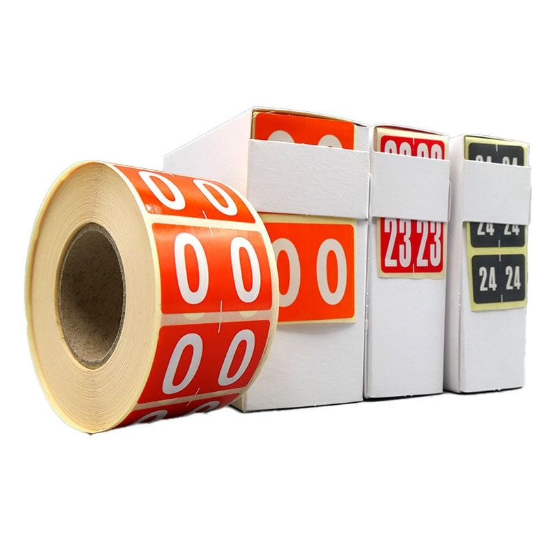 Étiquettes adhésives couleurs
