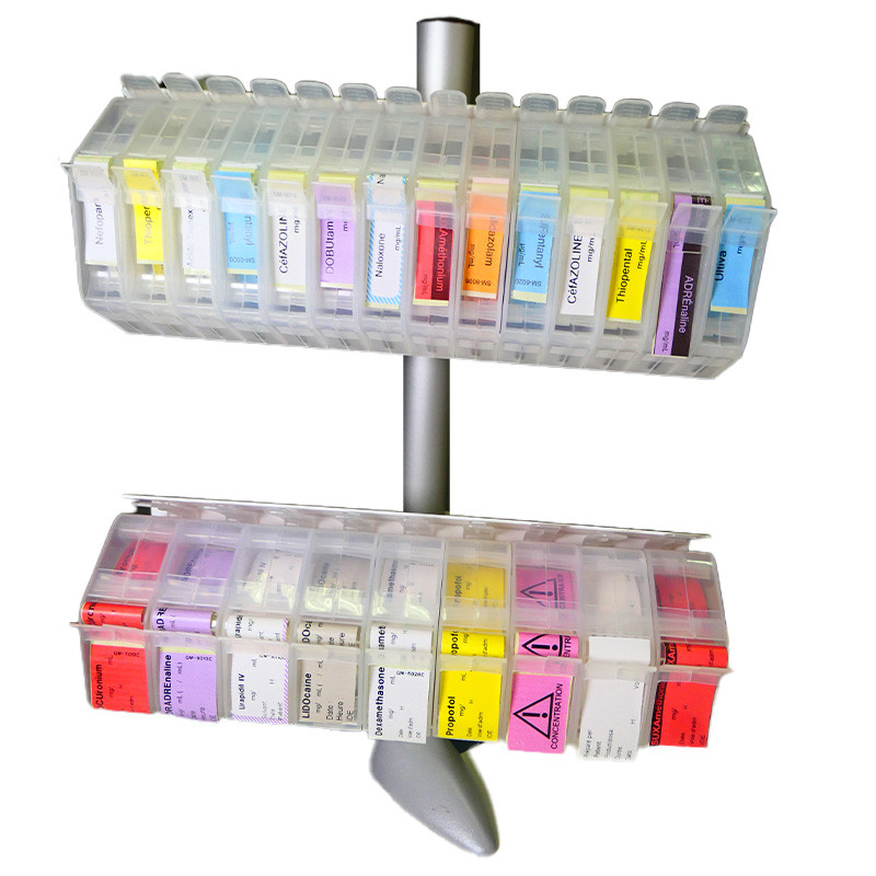 Solubox : support pour cartouches distributrices d'étiquettes seringues 14x40 mm