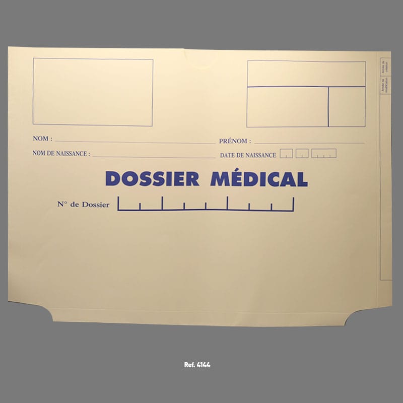 Pochettes archives pour dossier médical formats standards