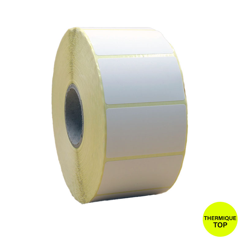 Bobine 2250 étiquettes thermiques TOP 55x30 mm