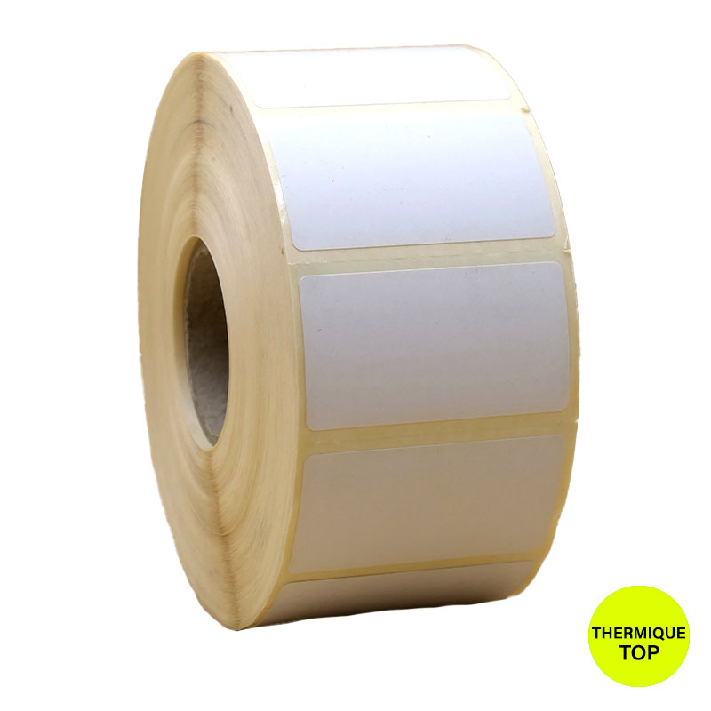 Bobine 2250 étiquettes Thermique TOP 55x30 mm