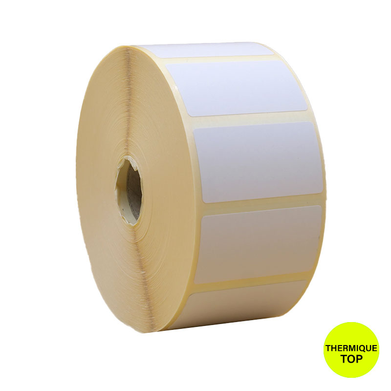 Bobine 2500 étiquettes Thermique TOP 55x30 mm spécial tubes