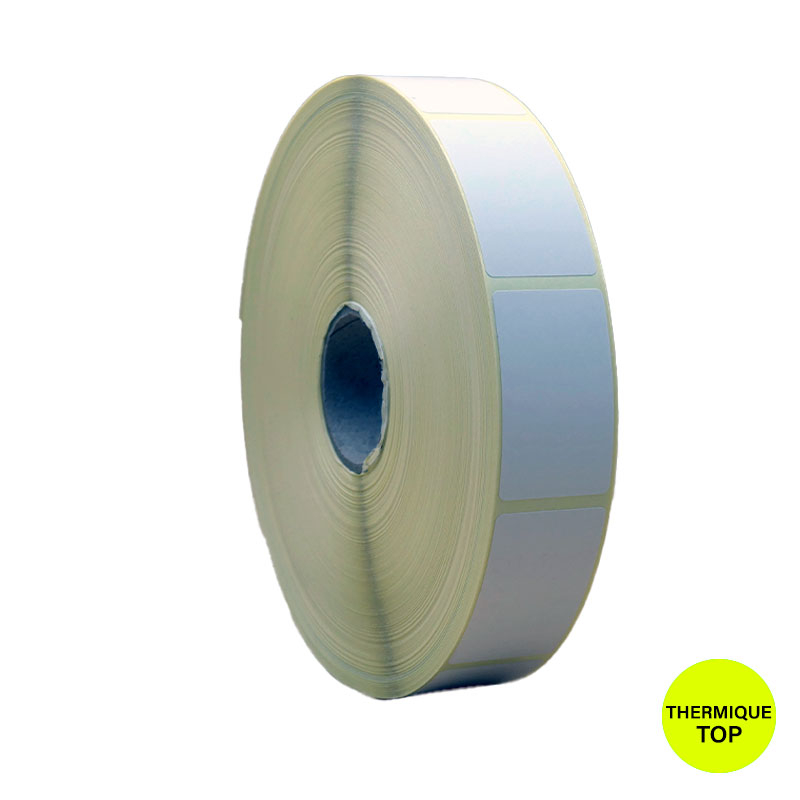 Bobine 2820 étiquettes Thermique TOP renforcé 30x50 mm