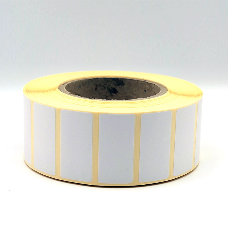 Bobine 2500 étiquettes 52x25 mm vélin permanent spécial tubes