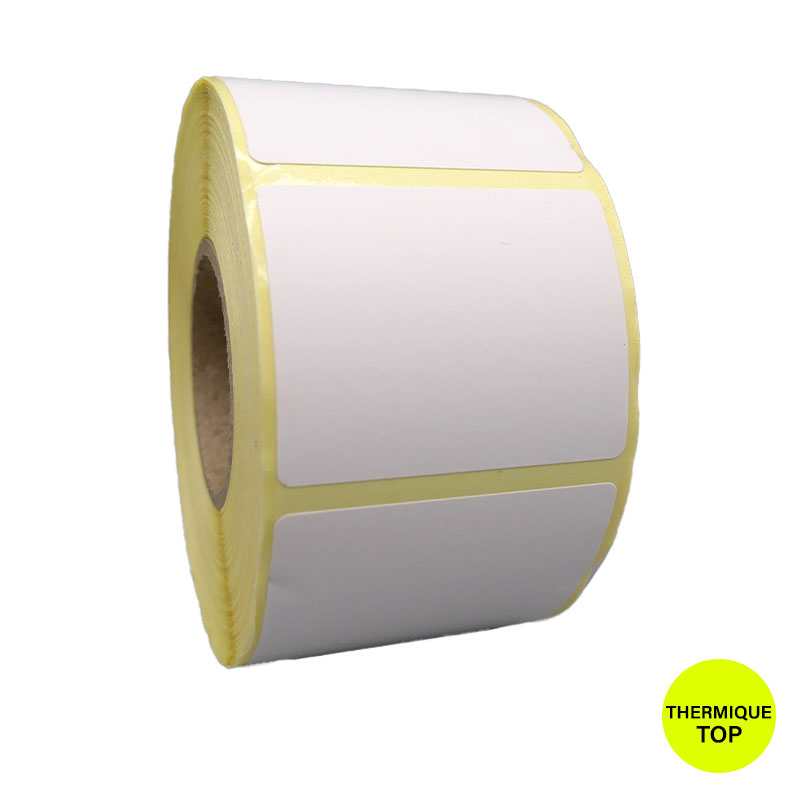 Bobine 700 étiquettes 50x40 mm Thermique TOP Double enduction