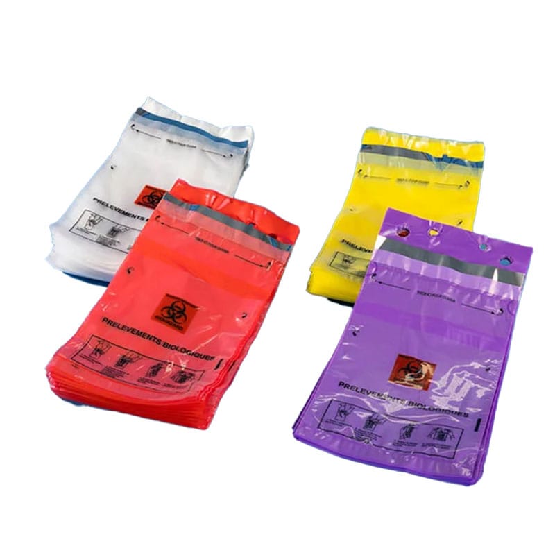 Sachets de prélèvements standards et personnalisables