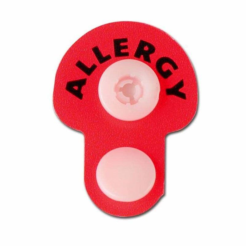Clip pour bracelet patient alerte allergie