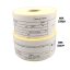 Etiquettes pousse-seringue 130x40 mm avec bande transparente