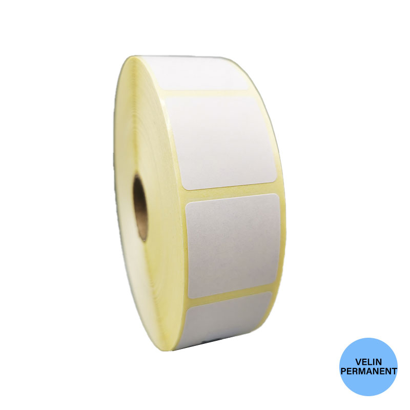 Bobine 2500 étiquettes 30x30 mm vélin