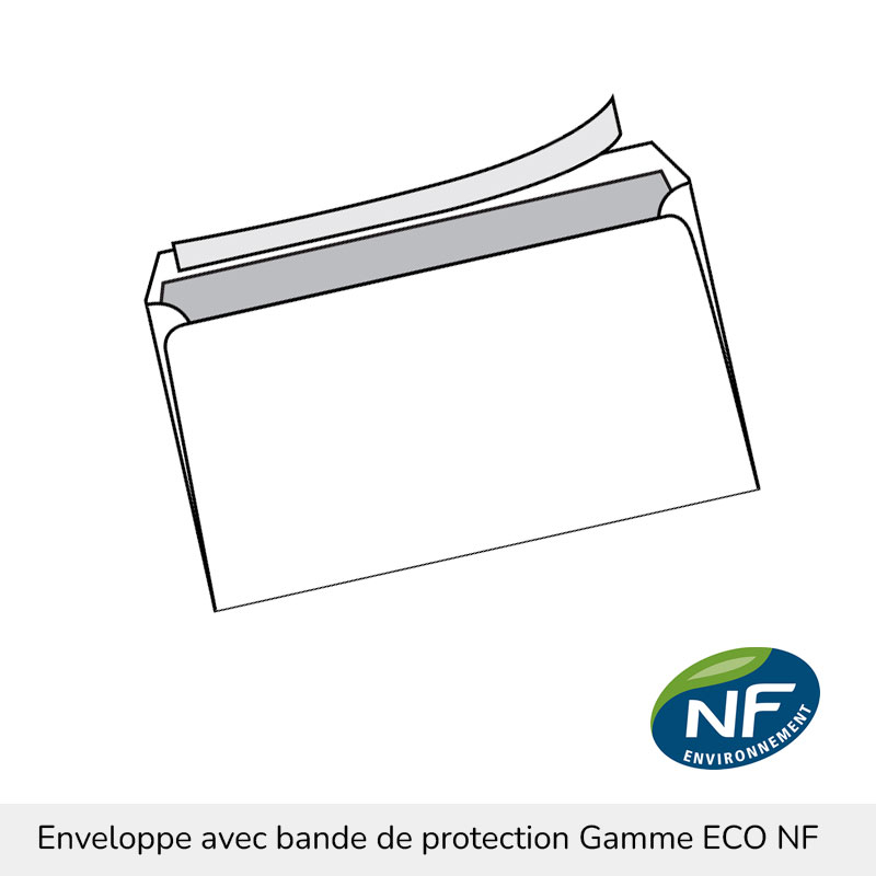 Enveloppes avec bandes de protection - gamme ÉCO NF