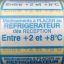 Bobine 1000 étiquettes réfrigérateur 60x30 mm vélin permanent