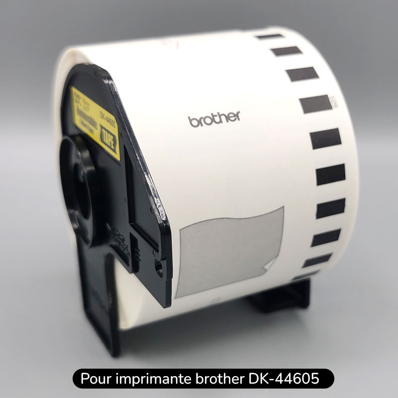 Bobine étiquettes imprimante Brother DK-44605