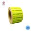 Bobine de 1000 étiquettes 40x10 mm vélin permanent 1/2 ou 1/4 comprimé