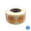 Bobine 500 étiquettes pastilles 20x20 mm date limite d'utilisation