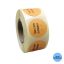 Bobine 500 étiquettes pastilles 20x20 mm date limite d'utilisation