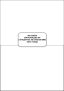 Planches A4 2 étiquettes blanches A5