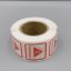 Bobine 500 étiquettes 20x20 mm Cytotoxique