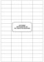 Planches A4 de 64 étiquettes 48x18 mm