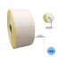 Bobine 2000 étiquettes 50x25 mm double enduction vélin permanent