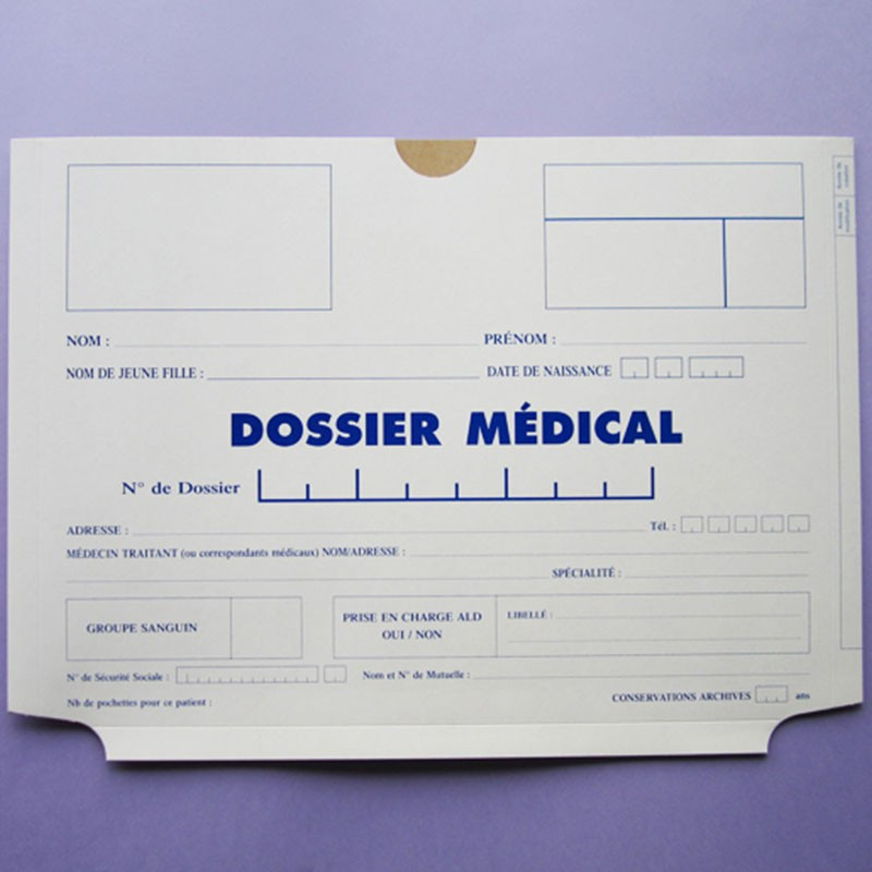 Pochettes archives personnalisables sur-mesure