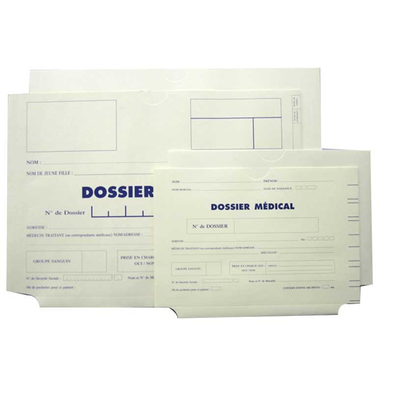 Pochettes archives personnalisables sur-mesure
