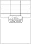 planche étiquettes blanches pour imprimante