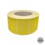 Rouleau étiquettes vierge couleur jaune