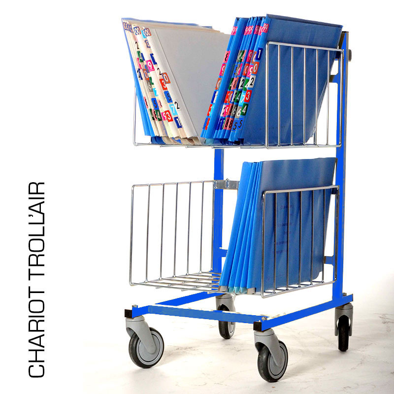 chariot archivage dossiers