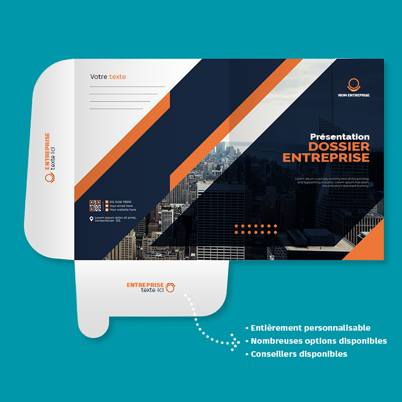 Dossier de présentation personnalisable