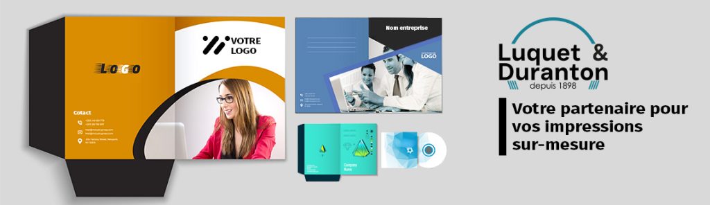 Luquet & Duranton imprime vos dossiers de présentation