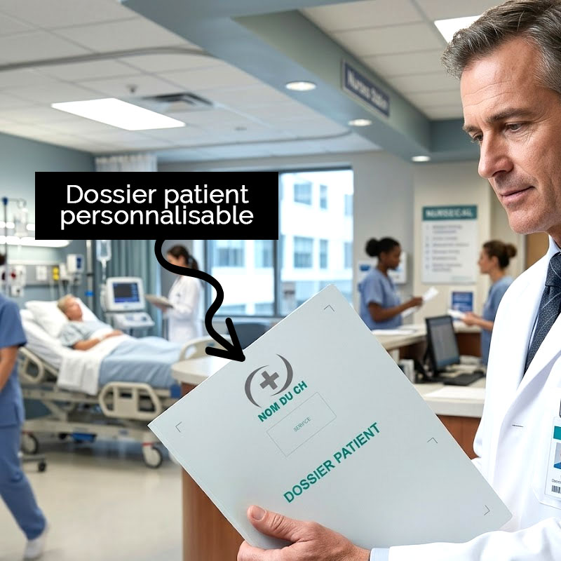 fabricant de dossier médical du patient